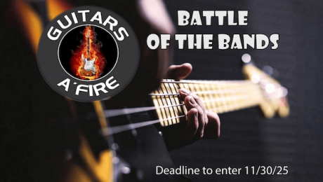 Guitars A Fire present the Battle Of The Bands