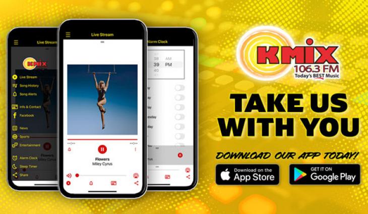 Download the K-MIX 106.3 App